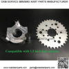 Multifunctional High Performance 36 Teeth Sprocket for 410/415 chain - Gas Engine Motor Motorized Bicycle - Image 5