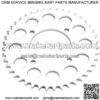 for 420 chain rear sprocket Sprocket, 420 Chain 43 Tooth Rear Sprocket for 125cc 140cc 150cc 160cc Motorcycle Dirt Bike