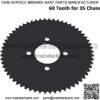 Go Kart Sprocket,60 Tooth for 35 Chain,Sprocket for Go Carts and Mini Bikes - Image 3