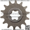 2Pcs 49cc Mini Dirt Bike Engine Front Sprockets 14T&11T for T8F Chain - Image 5