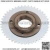 78mm OD 4-Hole Toothless Flywheel + T8F 44T 54mm Chain Sprocket for 43cc 49cc Mini Pocket Gas Scooter ATV - Image 3