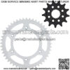 520 Pitch Front 13T Rear 48T Drive Sprocket Kit for 2003-2018 Honda CRF450R CR250R CRF450RX