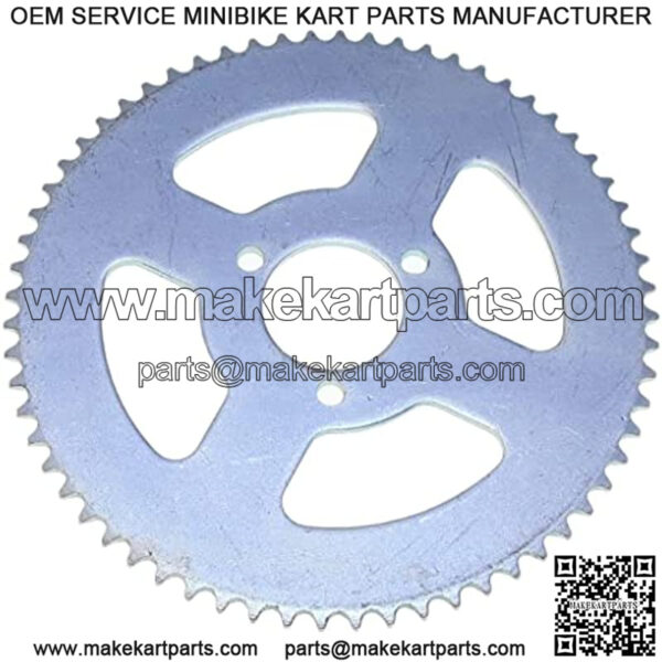 Chain Sprocket T8F 64 Tooth 35mm Rear Chain Sprocket for 47cc 49cc Mini Dirt Pocket Bike ATV Quad