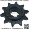 Sprocket 10 Tooth C Type is Used with Size #40, 41, and 420 Chain Found on Many go-Kart and Mini Bikes,5/8 Bore,3/16"Keyway