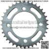 2-130836 36-Teeth 420 Chain Size Rear Steel Sprocket