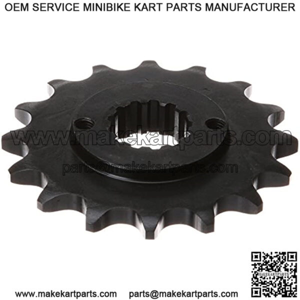 35916 16-Teeth 520 Chain Size Front Countershaft Sprocket,Black