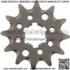 CST-546-12-1 Front Sprocket Compatible With/Replacement For: Kawasaki 80 KDX 1980-1988, 100 KX 1995-2017, 100 YZ 2018
