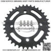 428 76mm 35T Rear Sprocket For Chinese 50cc 70cc 90cc 110cc 125cc 140cc 150cc 160cc 170cc 190cc Pit Dirt Motor Bike
