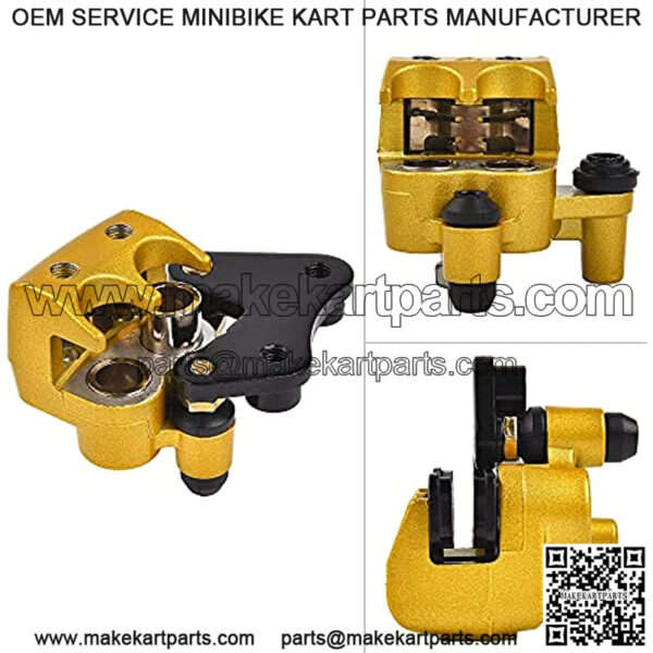 Front Disc Brake Master Cylinder Caliper with Brake Pad Assembly Replacement for Chinese 50cc 70cc 90cc 110cc 125cc Dirt Bike Pit Bike - Image 3
