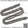Size 35 140 links Drive Chain for Motovox Mini Bike MBX10 MBX11 2.8HP 97cc Doodlebug DB30 Baja Racer Mini Bike Parts