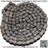 Size 35 140 links Drive Chain for Motovox Mini Bike MBX10 MBX11 2.8HP 97cc Doodlebug DB30 Baja Racer Mini Bike Parts - Image 2