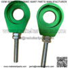 Motorcycle Caluminum 2pcs 15mm Rear Wheel Axle Hole Chain Adjuster Tensioner For 110cc 125cc CRF80 2005 CRF125F 2018 XR100 TTR 110 Dirt Pit Bike Motorbike Motocross green - Image 4
