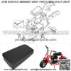 Seat for Coleman CT100U Trail 100cc 3.0HP Powersports Mini Bike Motor Black Parts - Image 2