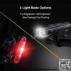 Ultra Bright USB Rechargeable Bike Light Set, Powerful Bicycle Front Headlight and Back Taillight, 4 Light Modes, Easy to Install for Men Women Kids Road Mountain Cycling - Image 5