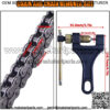 420 Jackshaft Chain 42Link+ Chain Breaker, fit for  BT200X CT200U Trail 200 CT200U-EX Baja TrailMaster Warrior Heat MASSIMO MB165 MB200 196cc 6.5hp Powersports Mini Bike Part - Image 3