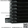 15 ROW ALUMINUM ENGINE TRANSMISSION OIL COOLER 10AN HOSE 8 INCH ELECTRIC FAN KIT - Image 5