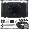 15 ROW AUTOMOTIVE CAR TRUCK TRANSMISSION OIL COOLER 6" ELECTRIC COOLING FAN KIT