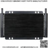 15 ROW AUTOMOTIVE CAR TRUCK TRANSMISSION OIL COOLER 6" ELECTRIC COOLING FAN KIT - Image 2