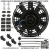 15 ROW AUTOMOTIVE CAR TRUCK TRANSMISSION OIL COOLER 6" ELECTRIC COOLING FAN KIT - Image 3