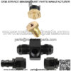 180F TRANSMISSION OIL COOLER FAN THERMOSTAT SWITCH KIT 6AN IN-LINE HOSE ADAPTER - Image 3