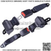 4 PCS Seat Belt Bracket Golf Cart Seat Belt Bracket Set Retractable - Image 3