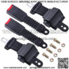 Retractable Seat Belts For Golf Cars Set Of 2 Golf Carts Seat Belts Kits for Go Kart, UTV, Yamaha, Club Car, Most Golf Carts