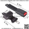 Retractable Seat Belts For Golf Cars Set Of 2 Golf Carts Seat Belts Kits for Go Kart, UTV, Yamaha, Club Car, Most Golf Carts - Image 2