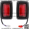 Club Car LED Light Kit 12 Volt Headlight and Tail Light Assembly for 1993-Up Club Car DS Golf Cart OEM 101988001 101988002 - Image 2