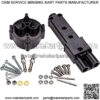 48 Volt MAC DC Charger Handle Plug and Receptacle Kit for Yamaha G19 & G22 Electric Golf Cart, OEM# JR1-H235A-00 JR1-H6181-02-00 - Image 2