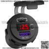 12V USB C Car Charger Socket, Ouffun Dual PD & QC 3.0 Ports 12V USB Car Outlet Adapter with Button Switch, lPhone Fast Charger with 23.7 Inches Wire for Car Boat Marine Bus Golf Cart RV Motorcycle
