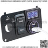 EZGO TXT Forward Reverse Switch Medalist Key Switch Plate with Forward and Reverse Switch, USB Charger Socket, Voltmeter for EZGO TXT PDS 2003-up 74323G01 74323-G01