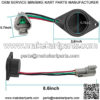 Club Car Speed Sensor for ADC Motor Club Car IQ DS and Precedent 1027049-01 102265601 with Magnet Golf Cart Speed Sensor - Image 3