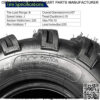 ATV Tires 18x9.5-8 Lawn Mower Tires ATV UTV Off-Road Tires Sport Golf Cart Tractor Turf Tire 18x9.50x8 All-Terrain 4PR P311 Set of 4 - Image 4