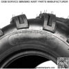 ATV Tires 18x9.5-8 Lawn Mower Tires ATV UTV Off-Road Tires Sport Golf Cart Tractor Turf Tire 18x9.50x8 All-Terrain 4PR P311 Set of 4 - Image 5