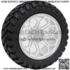 23 A/T Golf Cart Tire | Steel Belted Radial All Terrain Tire (23x10-R14)