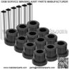 EZGo TXT Golf Cart Rear Leaf Spring Bushing Kit, 6 Sleeves and 12 Bushings for TXT Medalist 1994-Up Gas/Electric Golf Buggy Models, OEM Part No.#: 70289G02, 70291G01