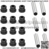 EZGo TXT Golf Cart Rear Leaf Spring Bushing Kit, 6 Sleeves and 12 Bushings for TXT Medalist 1994-Up Gas/Electric Golf Buggy Models, OEM Part No.#: 70289G02, 70291G01 - Image 5