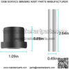 Golf Cart Rear Leaf Spring Bushing and Sleeve Kits for EZGO TXT 1994-up, Bushings OEM# 70289-G01 Sleeves OEM# 70289-G02 - Image 2