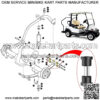 Golf Cart Rear Leaf Spring Bushing and Sleeve Kits for EZGO TXT 1994-up, Bushings OEM# 70289-G01 Sleeves OEM# 70289-G02 - Image 5