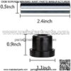 Rear Leaf Spring Bushing Set fit for Golf Cart Club Car DS (1992-up) EZGO TXT & Medalist (1994-up) Replacement Part 70289-G02 70291-G01 1012303 1015583 - Image 4