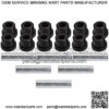 Rear Leaf Spring Bushing Set fit for Golf Cart Club Car DS (1992-up) EZGO TXT & Medalist (1994-up) Replacement Part 70289-G02 70291-G01 1012303 1015583 - Image 5
