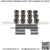 Club Car Front Lower End & Control Arm Bushing Sleeve Kit for Precedent Golf Car 2004-Up Gas & Electric Models