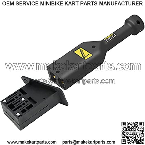 Golf Cart 36V PowerWise Charger Receptacle and W/Handle Plug for EZGO Medalist TXT 1996 Up OEM 73345-G01&73063-G01 - Image 4