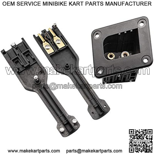 EZGO TXT Medalist 36V PowerWise Charger Receptacle and W/Handle Plug Fits Electric 1996 UP Golf Cart 73345-G01&73063-G01 - Image 2