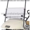 Mr. Golf Cart EZGO TXT 1995-2013 Clear Fold Down Impact Resistant Windshield for EZGO TXT Golf Carts