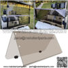 Tinted/Smoke Fold Down Windshield Compatible with 1995-2003 G14 G16 G19 Yamaha Gas and Electric Golf Cart - Image 2