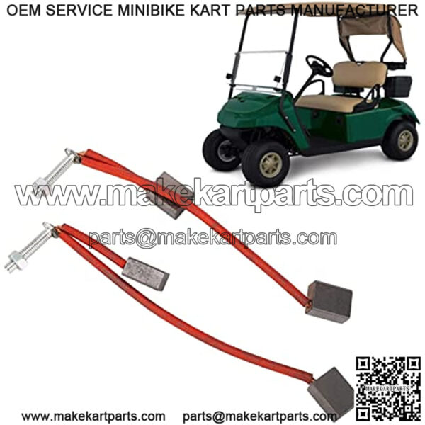 2pcs Starter Brush 103347301,KIMISS Metal 114 01 2034AS Generator Brush Set for EZGO Club Car 2008 and Up - Image 3
