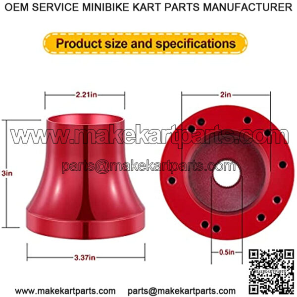 Golf Cart Accessories Steering Wheel Adapter for Club Car DS and Club Car Precedent EZGO Yamaha - Image 4