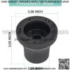 Golf Cart Steering Wheel Adapter for Club Car DS Models-Black - Image 4