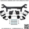 6" Drop Axle Lift Kits   Rear Seat Kit Arm Rest Set for EZGO Golf Cart 1994.5-2001.5 Electric TXT Model